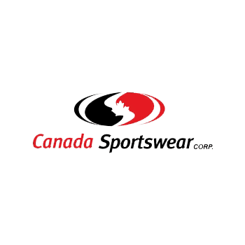 Canada Sportswear logo featuring a stylized maple leaf and bold text, representing Canadian heritage and outdoor apparel.